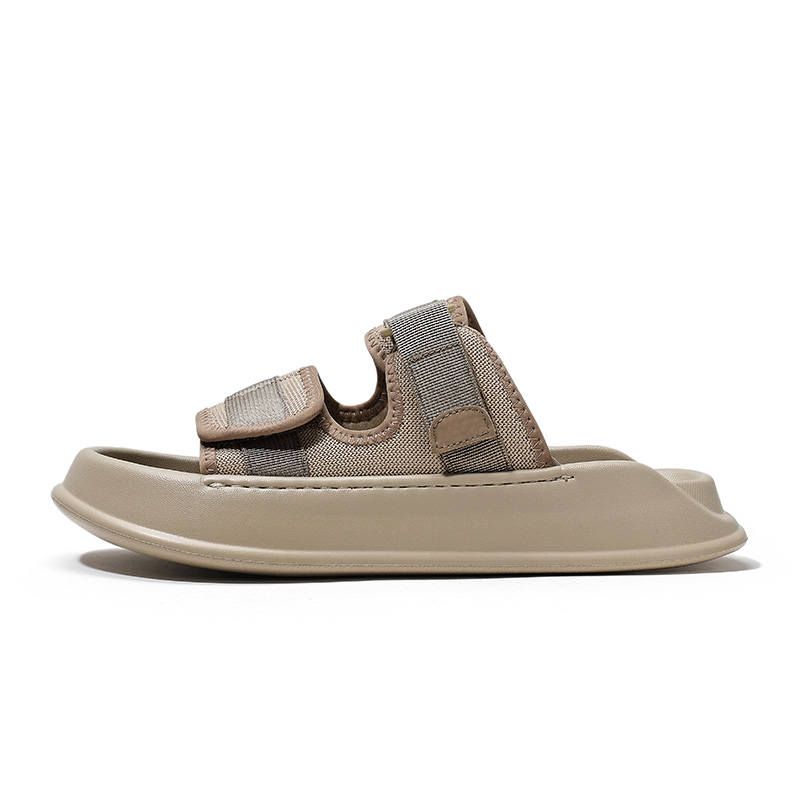 AIBAOLUO Odor Resistant, Abrasion Resistant Slide Slippers Men's