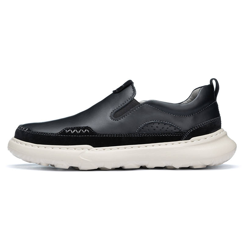 CELE Men's Casual Shoes Men's Low Top Black/White/Khaki