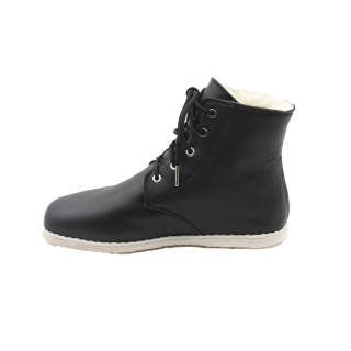 Neiliansheng Multi Layer Sole, Comfortable Elegance Abrasion Resistant Thermal Fleece Lined Ankle Boots Men's Black