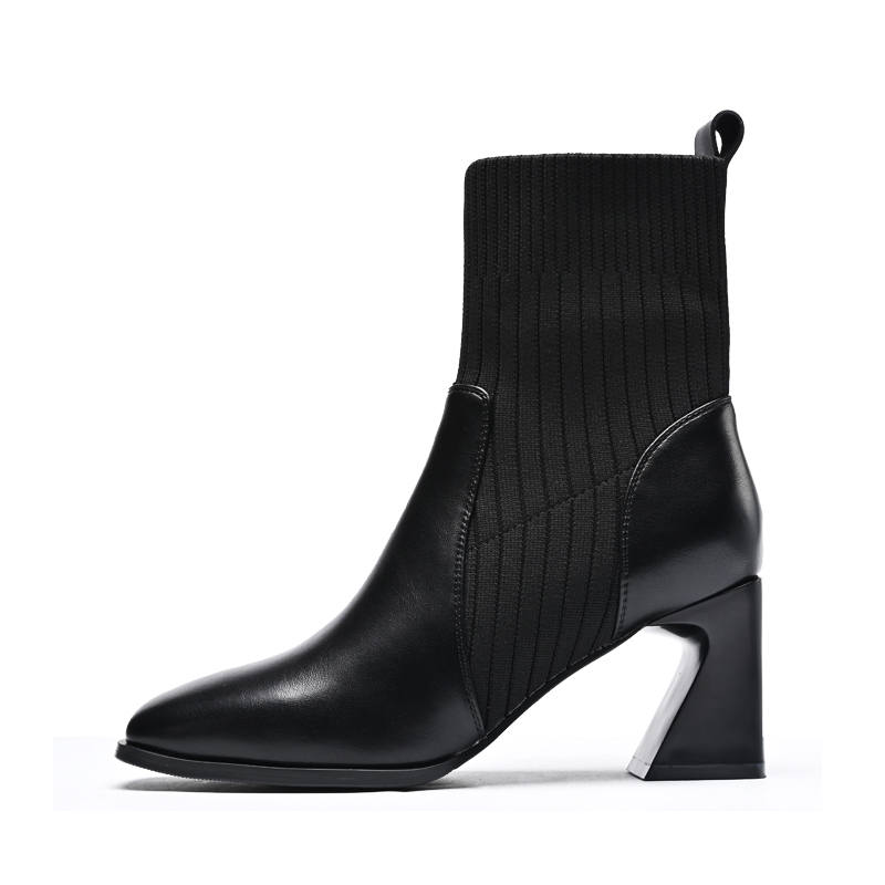 ZHR Ankle Boots Women's Black/Brown