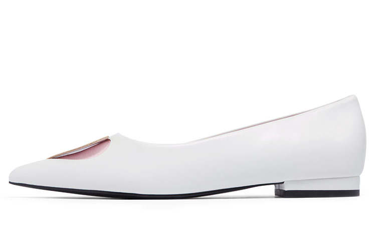 CHARLES&KEITH Mary Jane Shoes Women's White