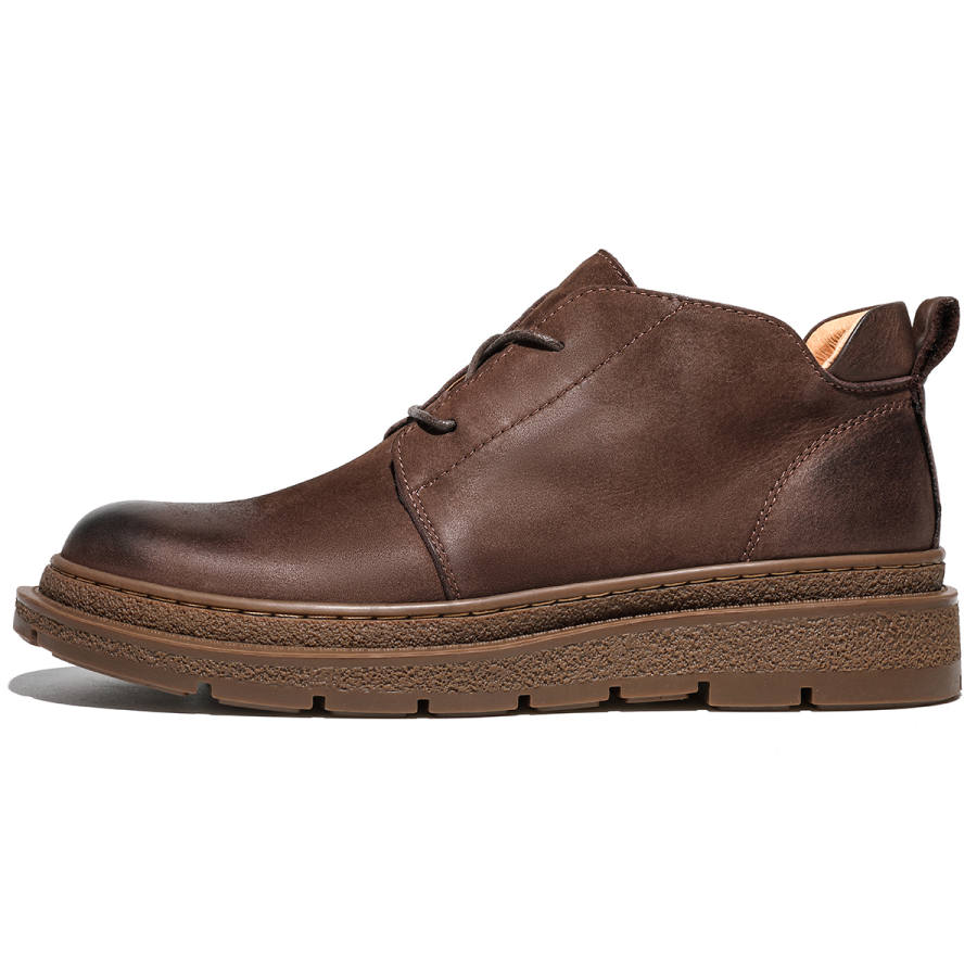 DIENGRLEY Top Grain Cow Leather Casual Shoes Men's