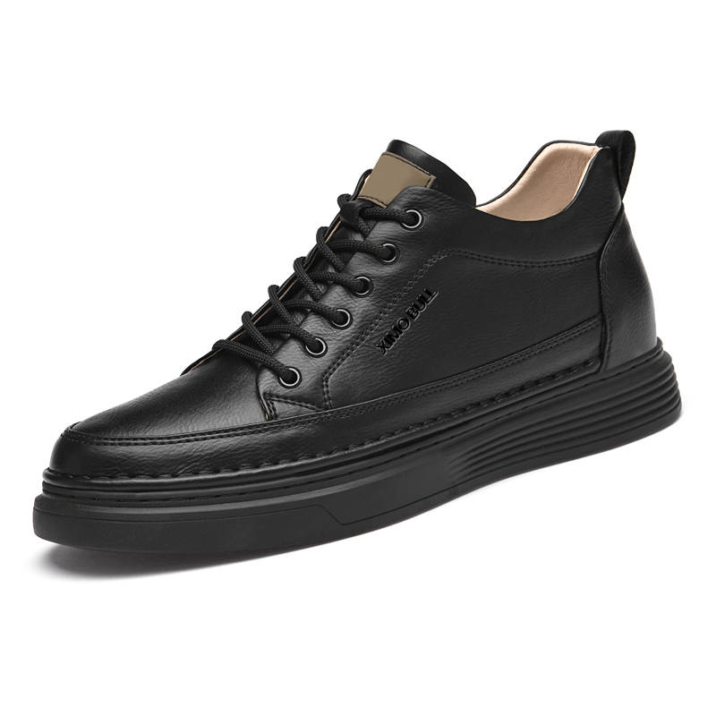 XIMO BULL Cow Split Leather Casual Shoes Men's