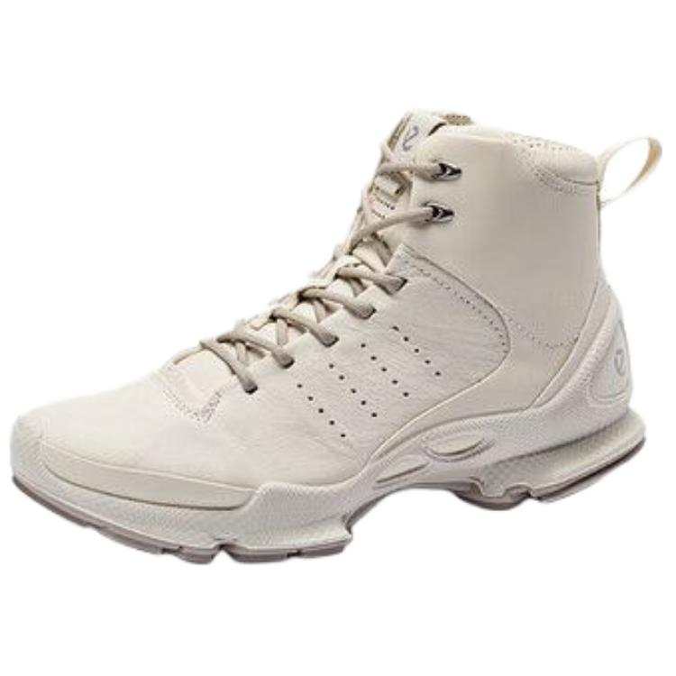 Ecco Biom C Cow Leather Abrasion Resistant High top Mountaineering & Hiking Shoes Women's White