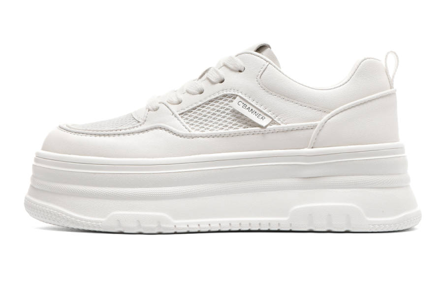C°BANNER Skateboard Shoes Women's Low Top White