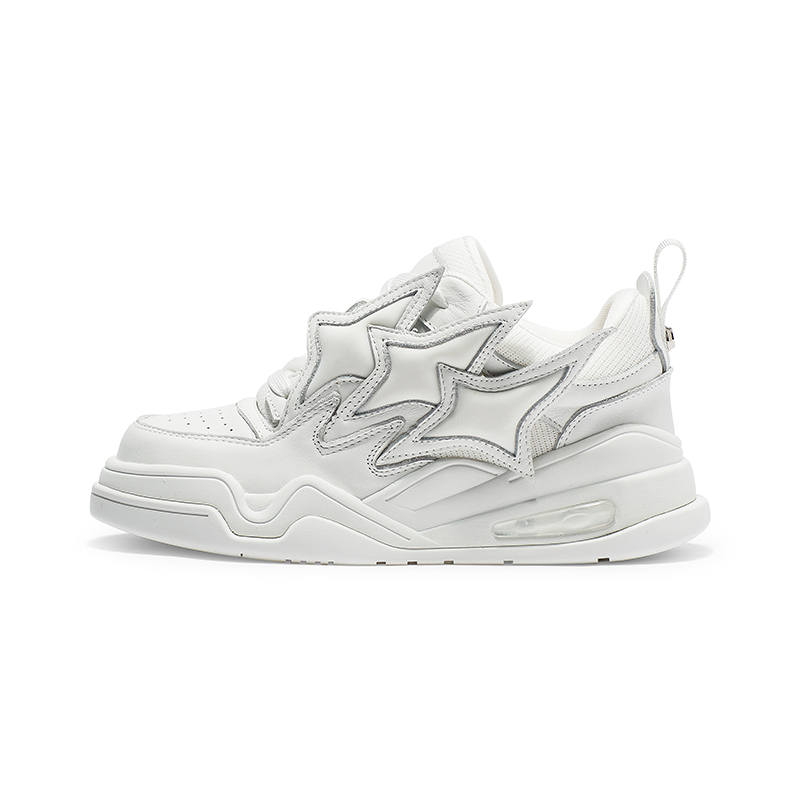 Coup De Foudre Textile, Cow Leather Low top Skateboard Shoes Women's
