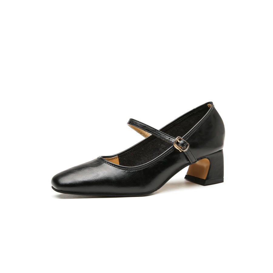 TATAYA Chunky Heel Mary Jane Shoes 5CM Women's