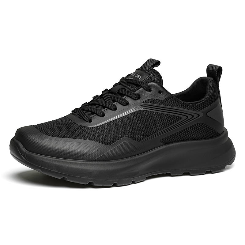 Mulinsen Slip Resistant Low Top Casual Shoes Men's Black