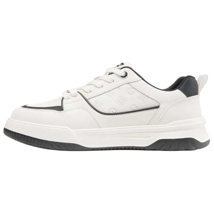 AOKANG Low top Skateboard Shoes Men's White Black