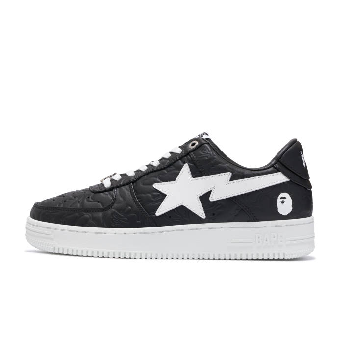 A BATHING APE A BATHING APE STA Cow Leather Low top Skateboard Shoes Women's