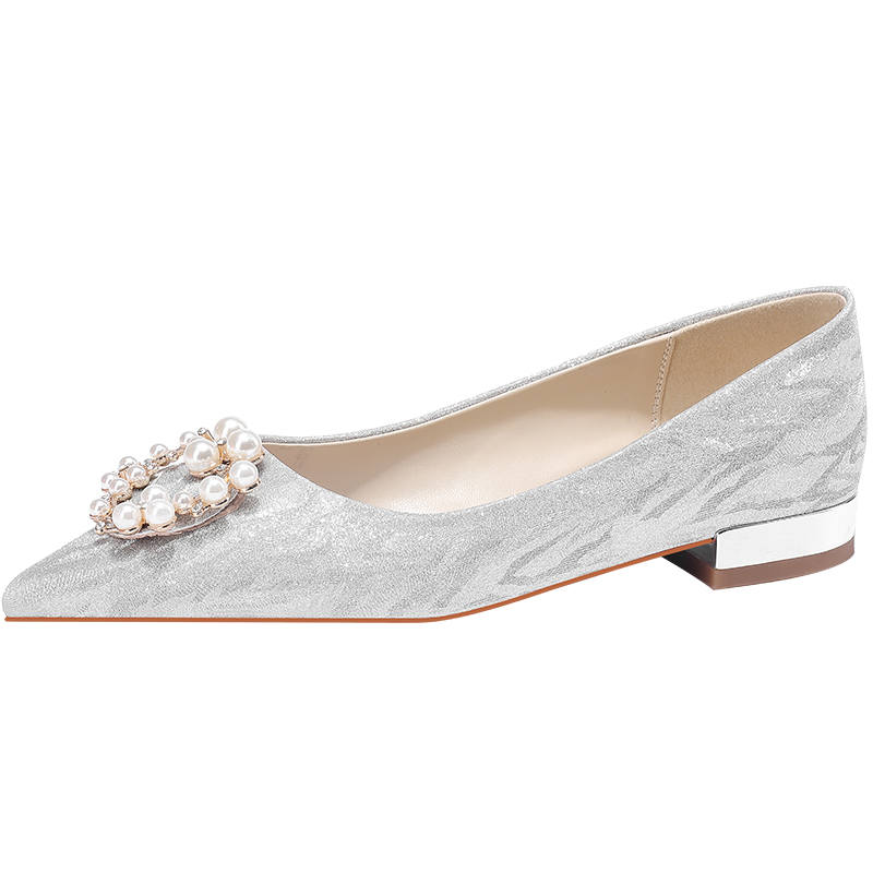 LANMOU Casual Shoes Women's Silver