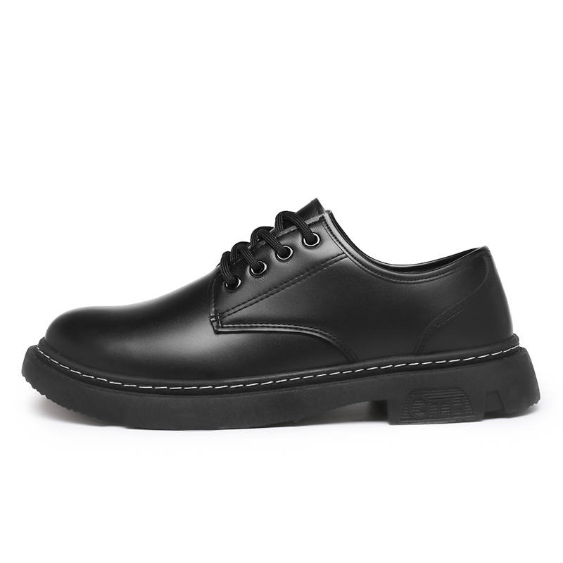 GONGNIUMEILI Pu Casual Shoes Men's Black
