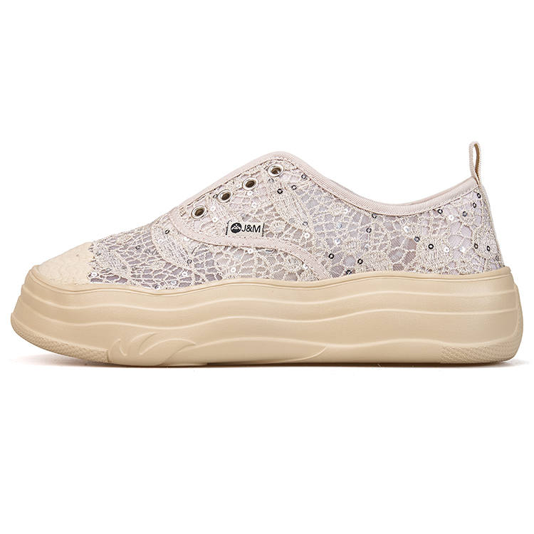 Joy&Mario Fabric Breathable Coverage Low top Casual Shoes Women's