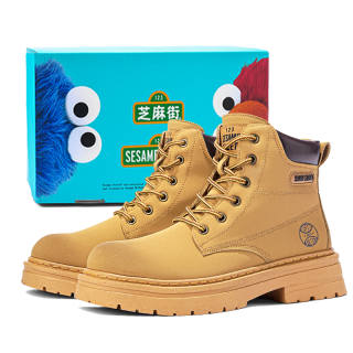 SESAME STREET Crew Combat Boots Unisex