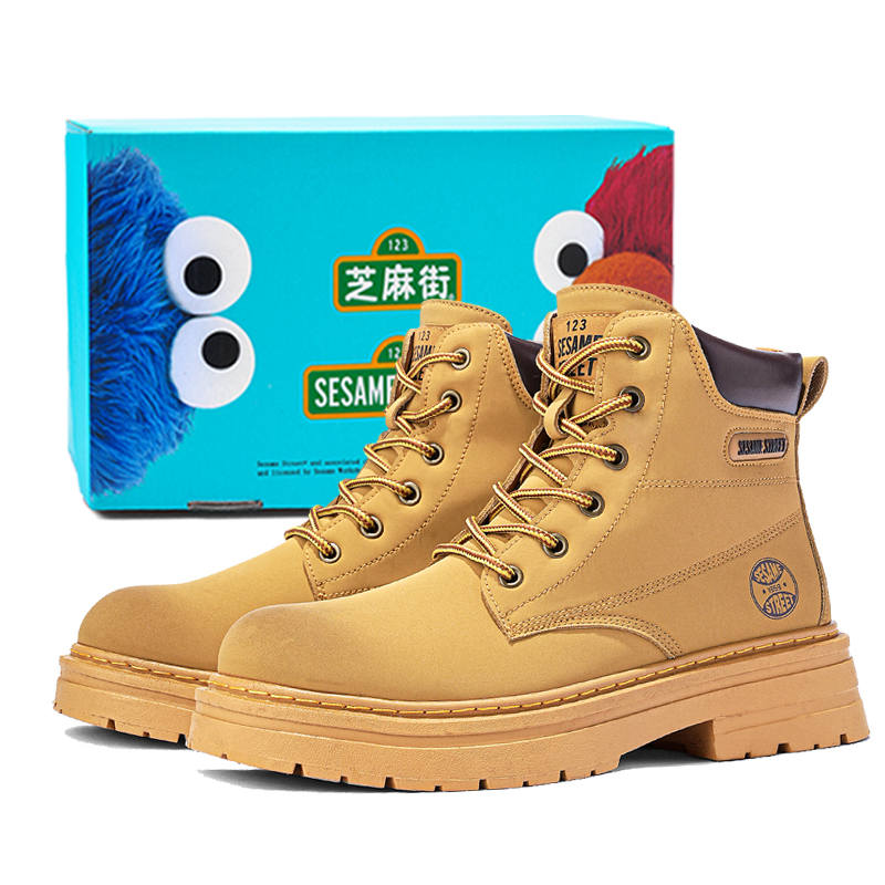 SESAME STREET Crew Combat Boots Unisex