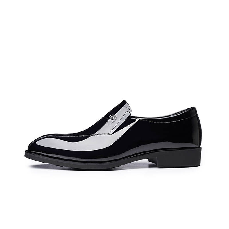 LAORENTOU Casual Leather Shoes Men's Low Top Black, Brown