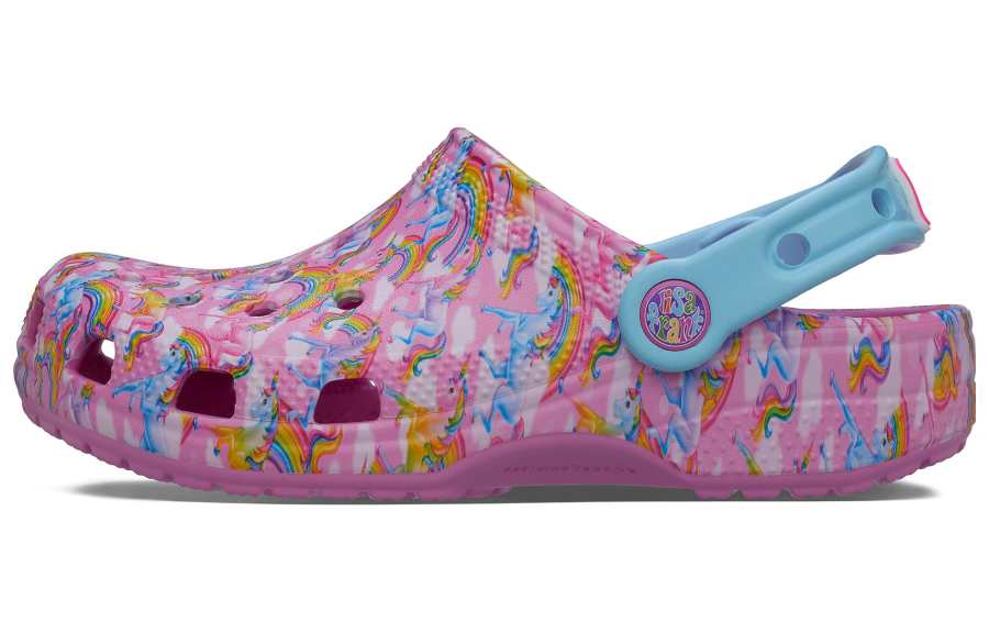 Crocs Crocs X Lisa Frank Classic Clogs 'Pink Blue' Gs