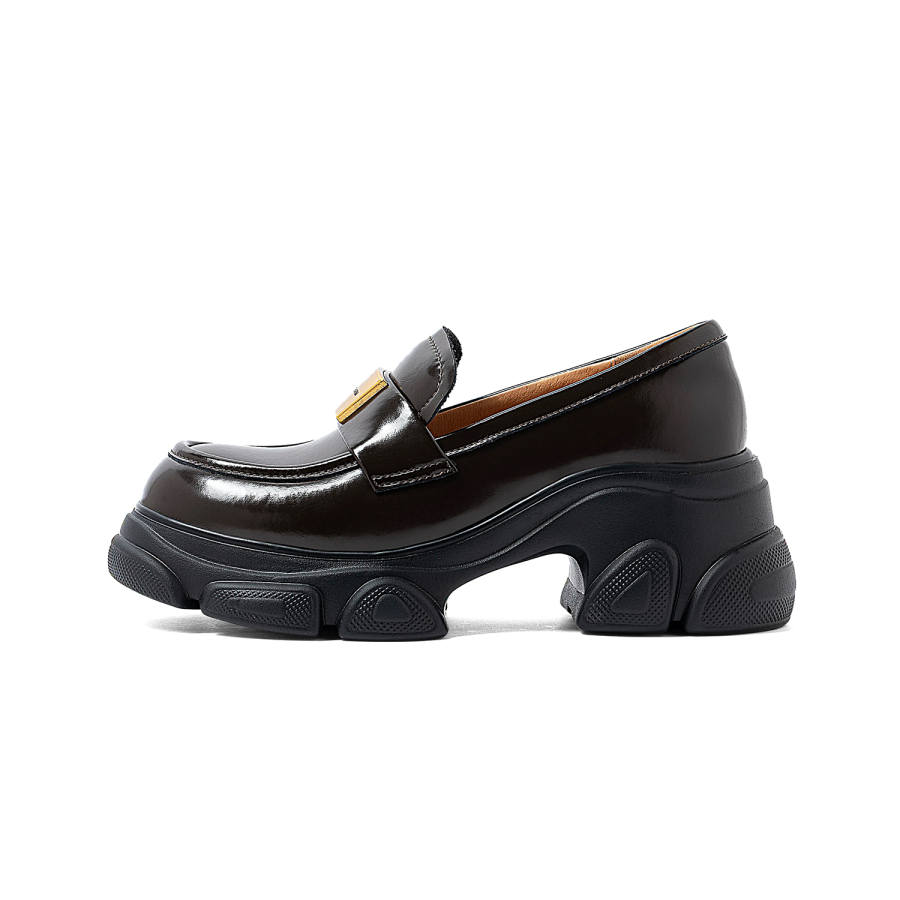 COMELY COMELY Cow Split Leather Loafers Women's
