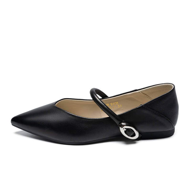 ZHR Flat Mary Jane Shoes 1.5cm Women's