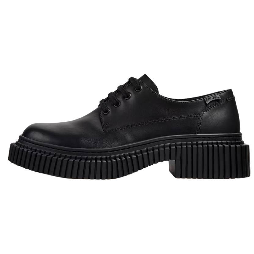 CAMPER Pi Berlin Calfskin Casual Shoes Men's Black