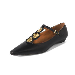 Echo&yolo Sheepskin Casual Shoes 2.2cm Women's