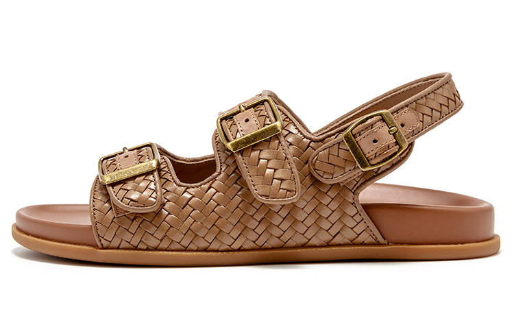 Beau Today Cow Leather Beach Sandals Women's