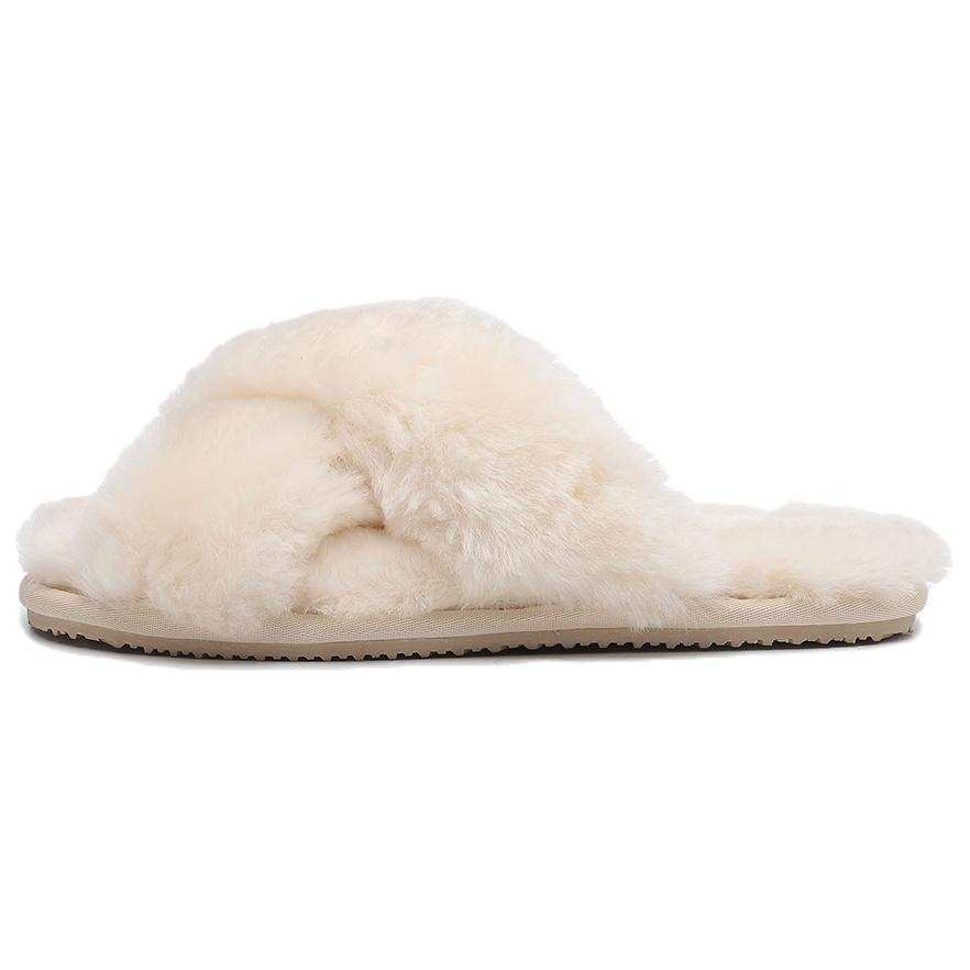 TASMAN AUS TPR Sole Fuzzy Slippers Women's