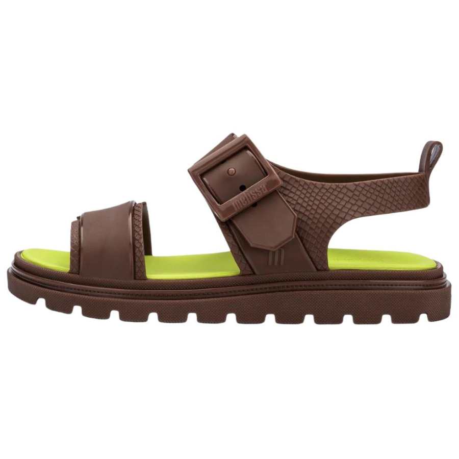 Melissa MELISSA Connection Papete One Strap Sandals Unisex Brown