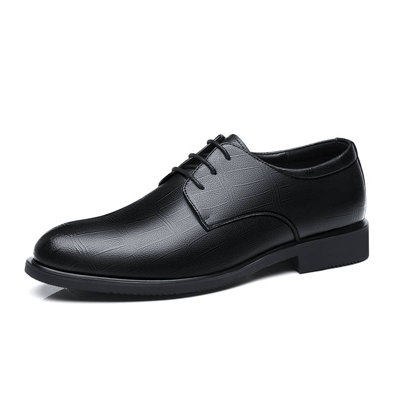 Poitulas Poitulas Microfiber Leather Dress Shoes Men's Black