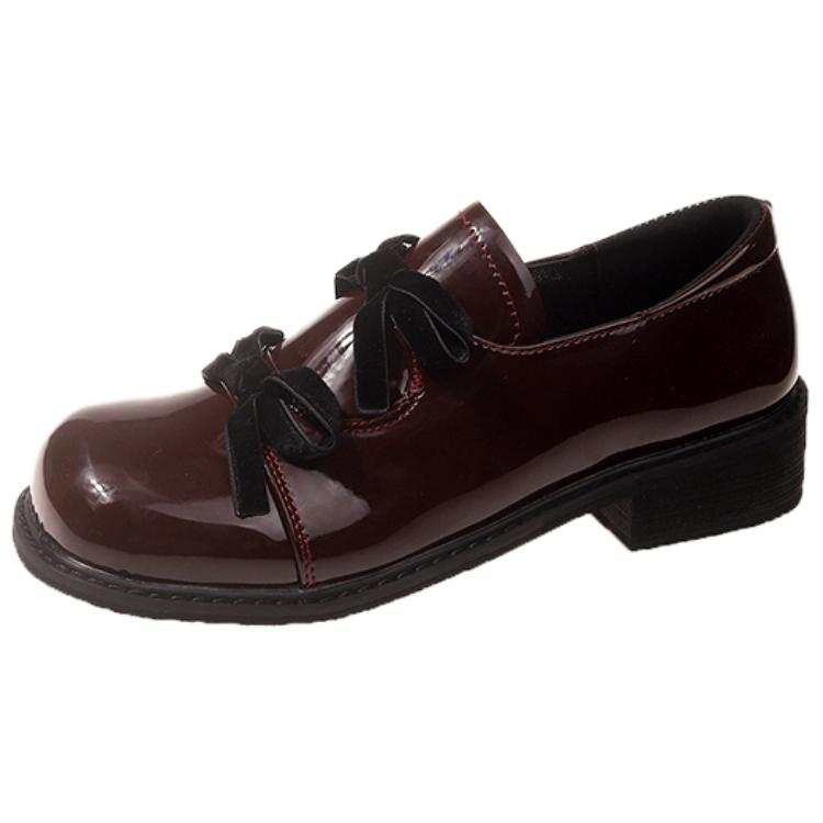 CPXO Loafers Women's Black; Burgundy