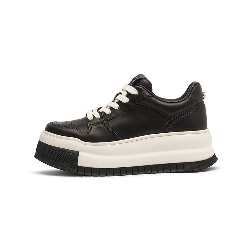 Coup De Foudre Top Grain Cow Leather Cushioning Height Increasing Cushioning Height Increasing Low top Skateboard Shoes