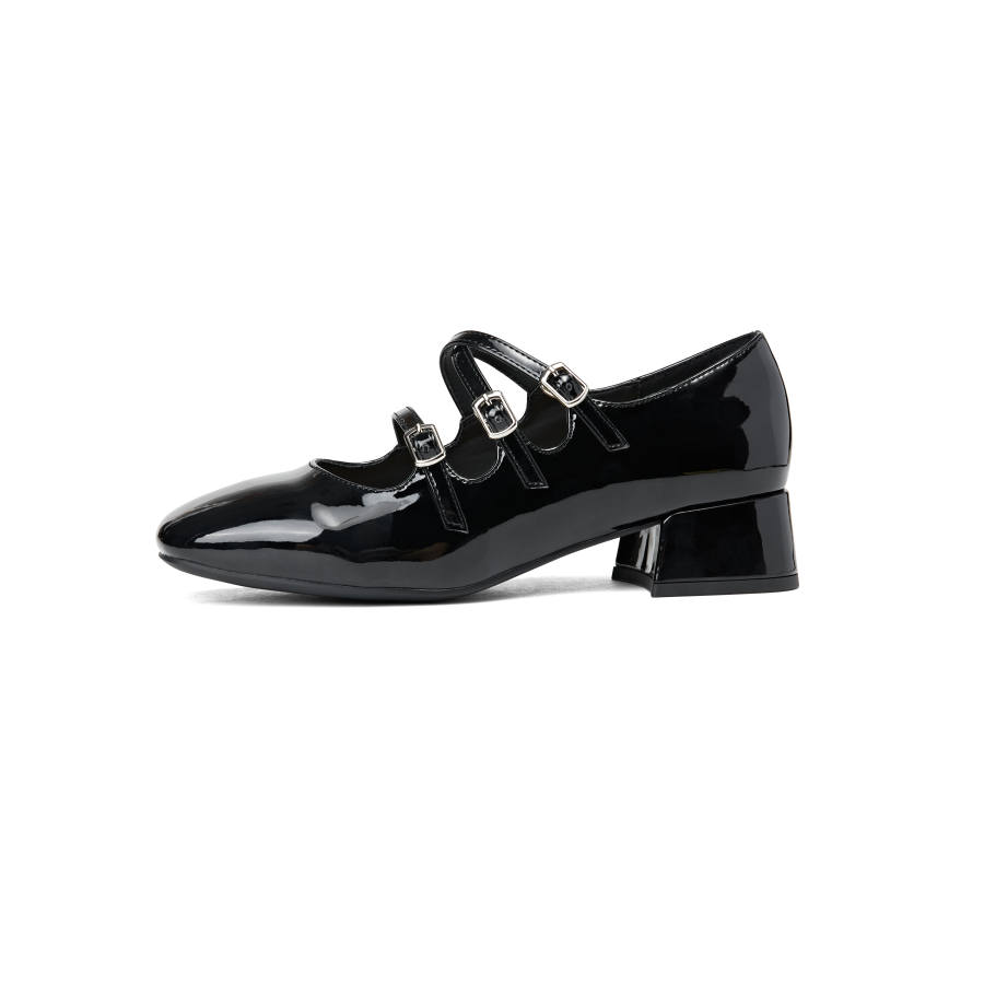 KEKAFU PU Synthetic Leather Mary Jane Shoes 3.5cm Women's