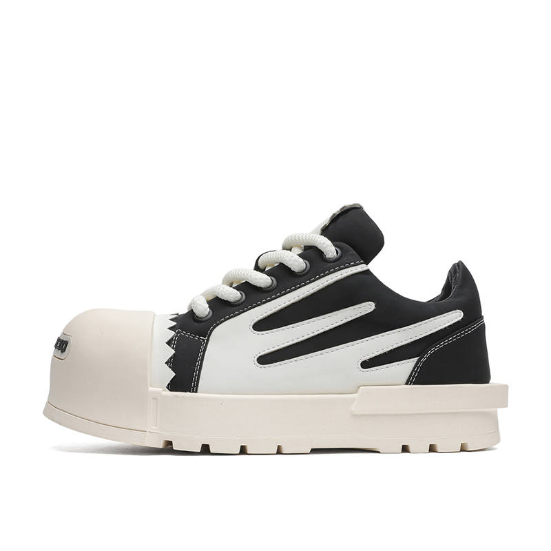 RITAI Synthetic Leather Slip Resistant Low top Skateboard Shoes Unisex