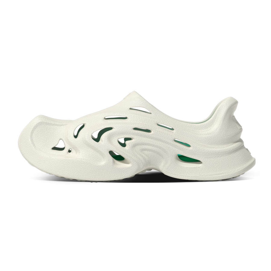 MAISON MISFIT 15 Taotie EVA Clogs Men's White Dial With Green Base