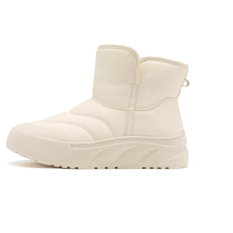 AOKANG Short Snow Boots Women's Ecru