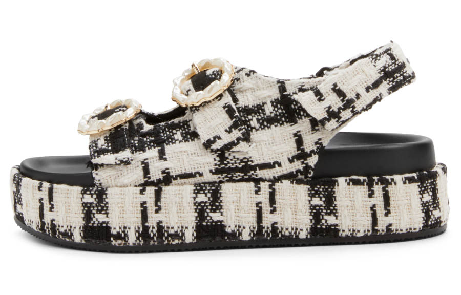 CHARLES&KEITH CHARLES&KEITH Fabric One Strap Sandals Women's