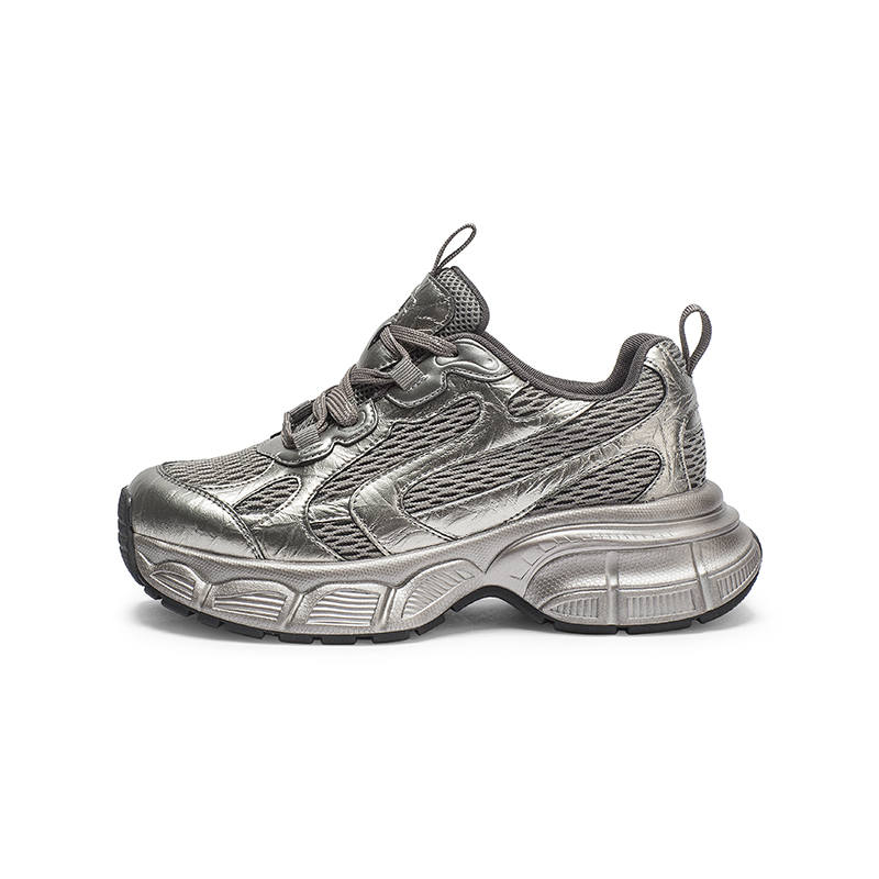 Coup De Foudre Synthetic Leather, Textile Slip Resistant Slip Resistant Low top Chunky Sneakers Women's