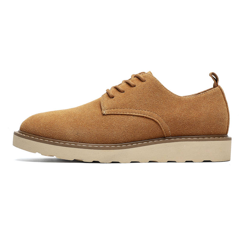 MINGYITU Cow Suede Low top Casual Shoes Men's
