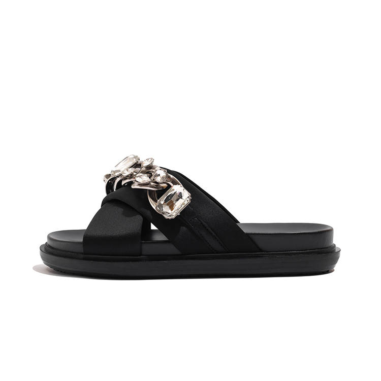 LAOMIAO Slide Slippers 3.5cm Women's Black