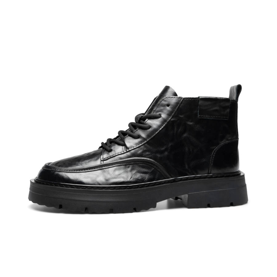 PARDASAUL PARDASAUL Cow Leather Combat Boots Men's Black