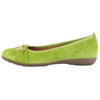 Gabor Fashion Leather Casual Shoes Women's Green