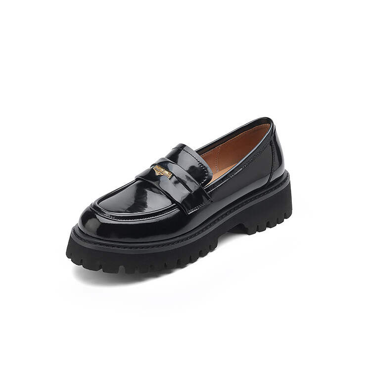 SUYANJIAO Loafers Women's Black/Ecru