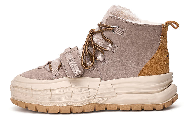Joy&Mario Thermal Height Increasing Slip Resistant Fleece Lined Athleisure Snow Boots Women's