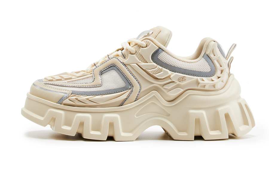 OGR Gravity Mecha Collection 2.0 Low top Chunky Sneakers Unisex Secret Apricot