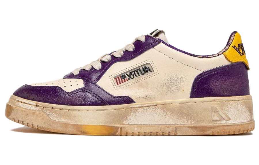 AUTRY AUTRY Medalist Super Vintage Distressed Sneakers