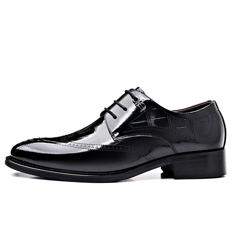 GZZ Dress Shoes Men's Low Top Black