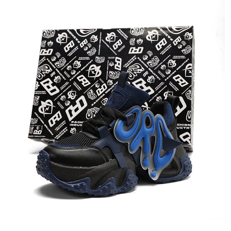 ORD ORD Microfiber Leather Low top Chunky Sneakers 7cm Unisex Blue
