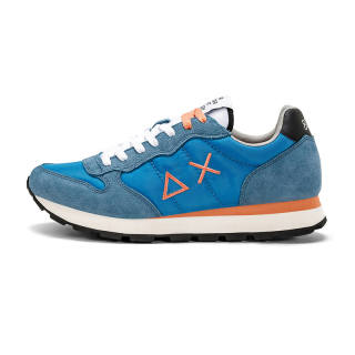 SUN68 Cow Suede Low top Casual Shoes Men's Blue