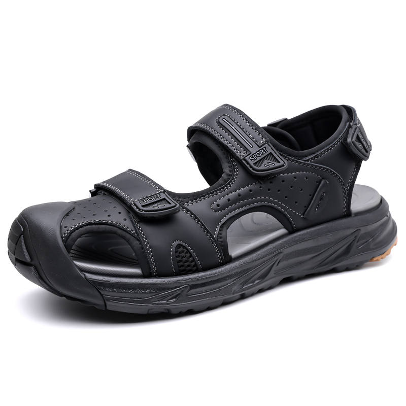 POPULAR ROUSE PR Microfiber Leather River Trekking Shoes Men's Black