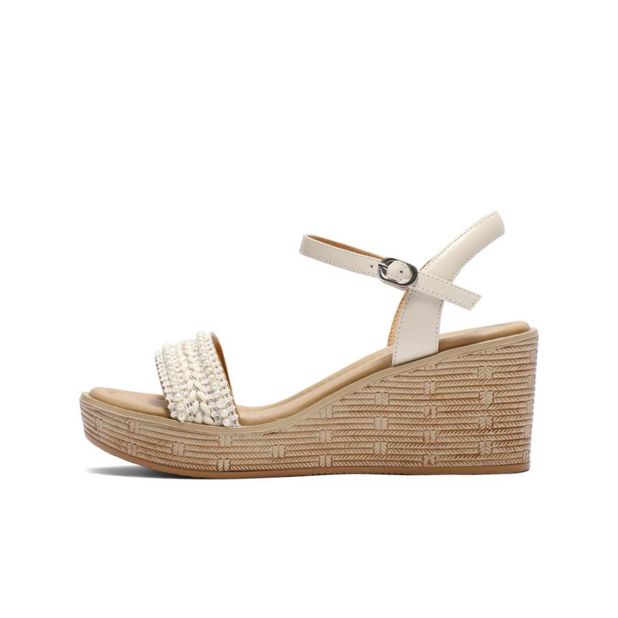 BELLE Sheepskin One Strap Sandals Women's